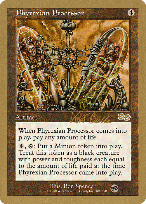 Phyrexian Processor - 1999 Kai Budde (USG) (SB) (WCD-) - World Championship Decks 1999