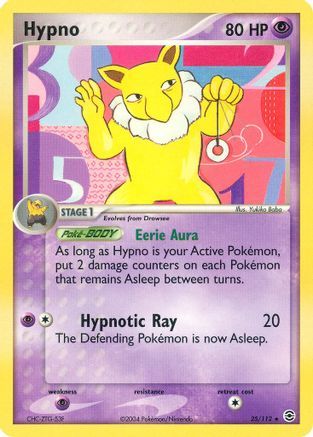 Hypno/112  FireRed & LeafGreen - Rare