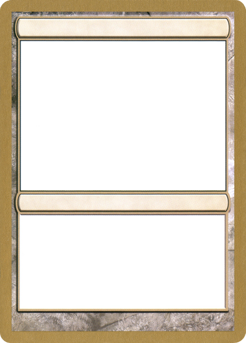 Blank Card (WCD-000) - World Championship Decks 2004