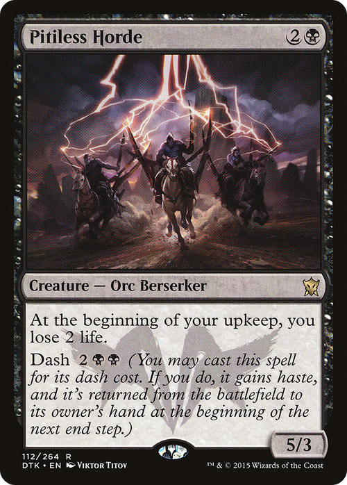 Pitiless Horde (DTK-112) - Dragons of Tarkir Foil