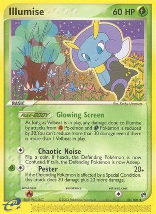 Illumise/100  - Reverse Holofoil Sandstorm - Uncommon