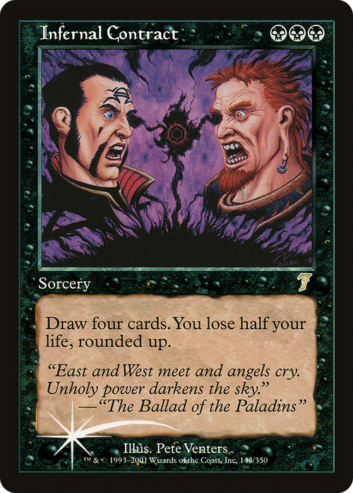Infernal Contract (7ED-143) - 7th Edition