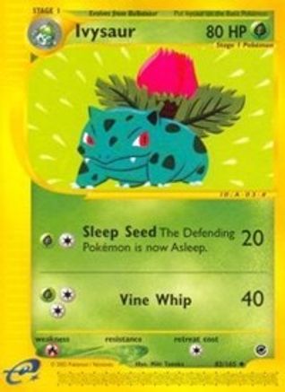 Ivysaur/165  - Reverse Holofoil Expedition - Uncommon