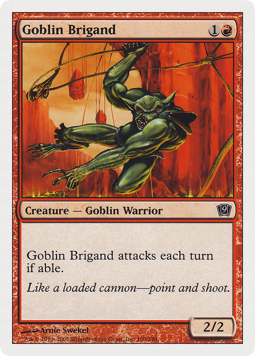 Goblin Brigand (9ED-190) - 9th Edition Foil