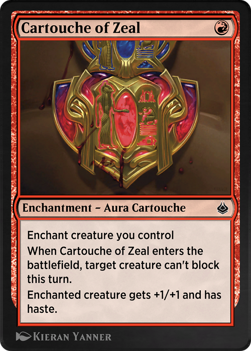 Cartouche of Zeal (AKR-145) - Amonkhet Remastered
