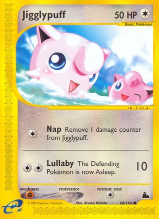 Jigglypuff/144  - Reverse Holofoil Skyridge - Common