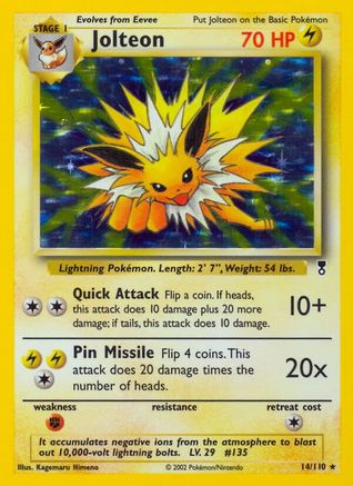 Jolteon  - Reverse Holofoil Legendary Collection - Holo Rare