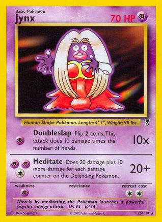 Jynx  - Reverse Holofoil Legendary Collection - Rare