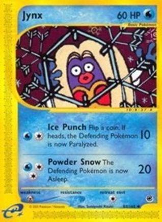Jynx 083/165  - Reverse Holofoil Expedition - Uncommon