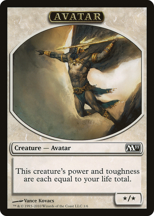 Avatar Token (M11-001) - Magic 2011 Tokens