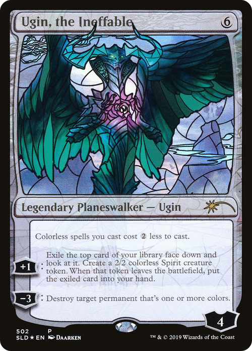 Ugin, the Ineffable (Stained Glass) (SLD-502) - Secret Lair Drop Foil