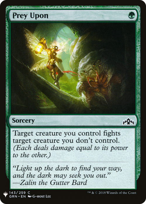 Prey Upon (LIST-GRN-143) - The List