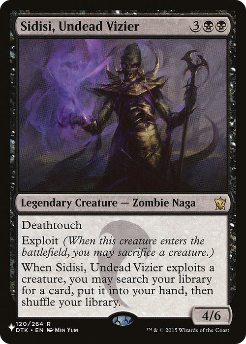 Sidisi, Undead Vizier (LIST-120/264) - The List