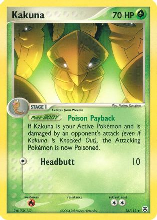 Kakuna/112  FireRed & LeafGreen - Uncommon