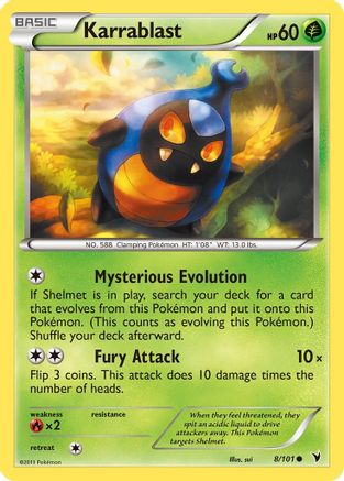 Karrablast  - Reverse Holofoil Noble Victories - Common