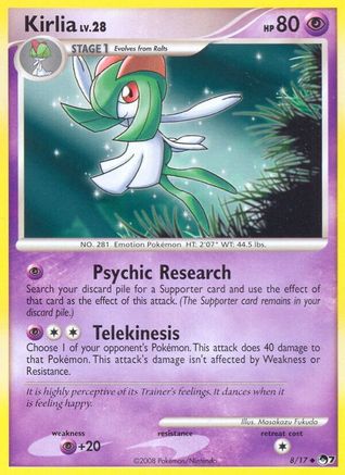 Kirlia/017  - Holofoil POP Series 7 - Uncommon