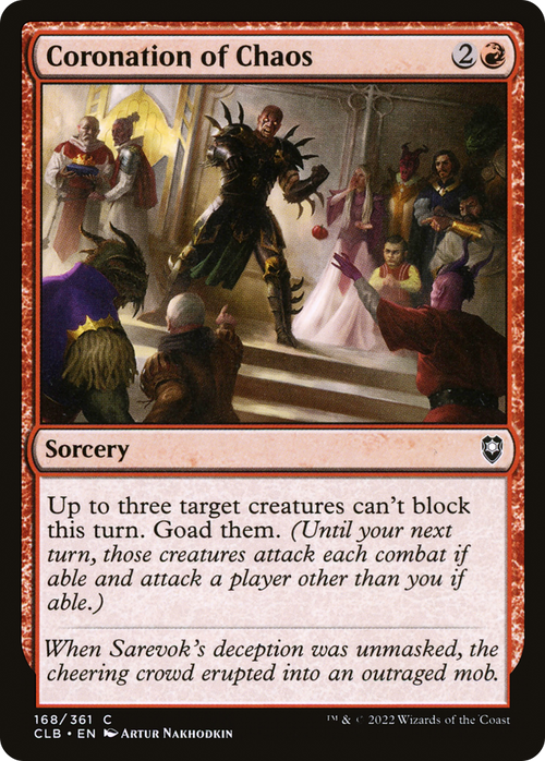 Coronation of Chaos (CLB-168) - Commander Legends: Battle for Baldur's Gate