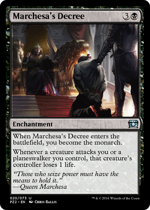 Marchesa's Decree (PZ2-020) - Treasure Chest Foil