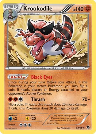 Krookodile/98  Emerging Powers - Rare
