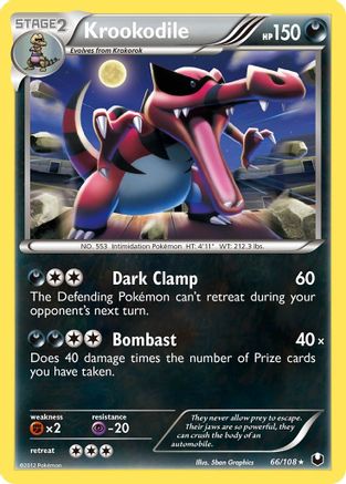 Krookodile/108  - Holofoil Dark Explorers - Holo Rare