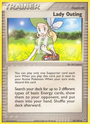 Lady Outing/107  Deoxys - Uncommon
