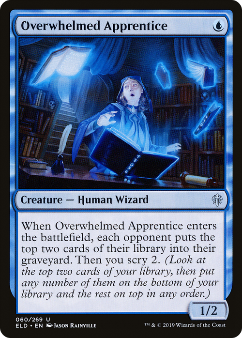 Overwhelmed Apprentice (ELD-060) - Throne of Eldraine
