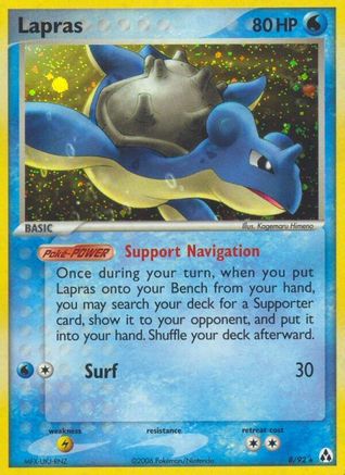 Lapras/92  - Holofoil Legend Maker - Holo Rare