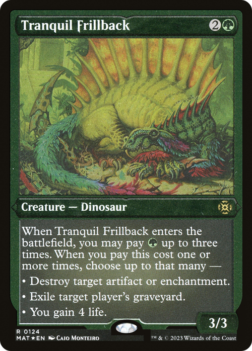 Tranquil Frillback (Foil Etched) (MAT-124) - March of the Machine: The Aftermath Foil