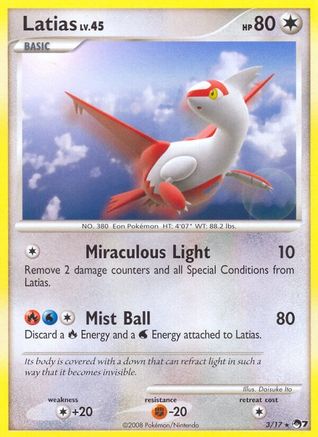Latias/017  - Holofoil POP Series 7 - Rare