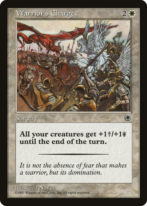 Warrior's Charge (Flavor Text) (POR-) - Portal