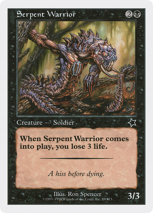 Serpent Warrior (S99-088) - Starter 1999