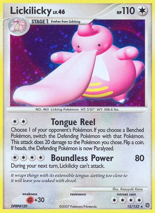 Lickilicky/132  - Reverse Holofoil Secret Wonders - Holo Rare
