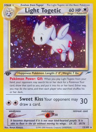 Light Togetic/105  - 1st Edition Holofoil Neo Destiny - Holo Rare