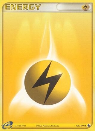 Lightning Energy 109  Ruby and Sapphire - Common