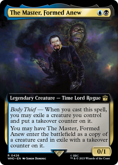 The Master, Formed Anew (Extended Art) (WHO-426) - Doctor Who: (Extended Art)