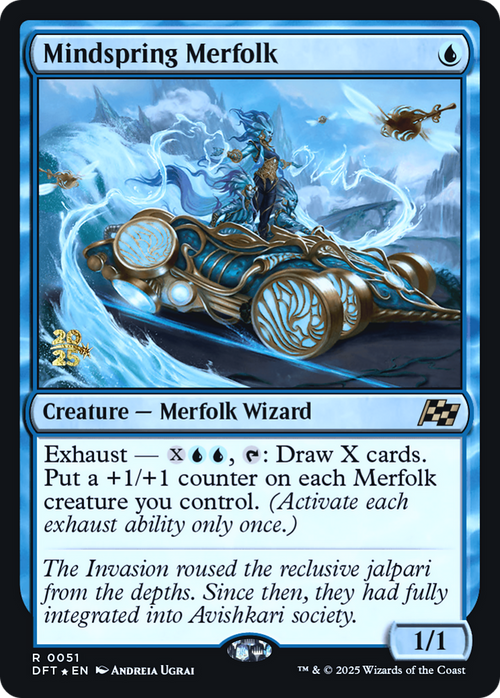 Mindspring Merfolk (PRE-51S) - Prerelease Cards Foil