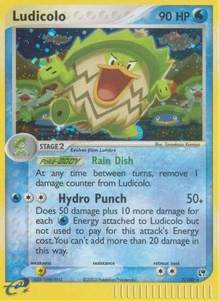 Ludicolo/100  - Holofoil Sandstorm - Holo Rare