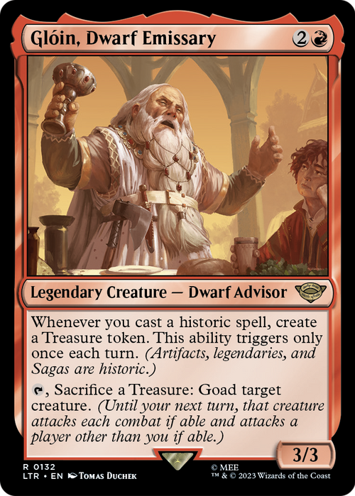 Gloin, Dwarf Emissary (LTR-132) - The Lord of the Rings: Tales of Middle-earth