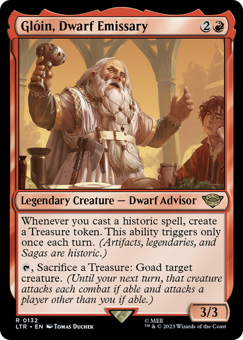 Gloin, Dwarf Emissary (LTR-132) - The Lord of the Rings: Tales of Middle-earth