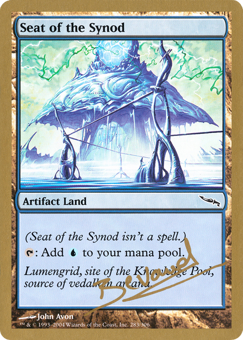 Seat of the Synod - 2004 Manuel Bevand (MRD) (WCD-MB283) - World Championship Decks 2004