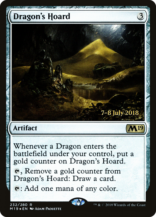 Dragon's Hoard (PRE-232S) - Core Set 2019 Promos Foil