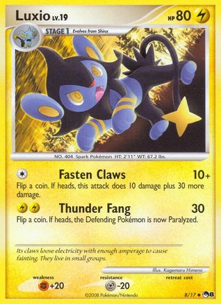 Luxio/017  POP Series 8 - Uncommon