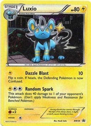 Luxio - BW34 (Cosmos Holo)  - Holofoil Black and White Promos - Holo Rare