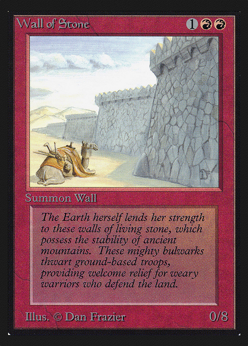 Wall of Stone (IE) (IED-) - Intl. Collectors' Edition