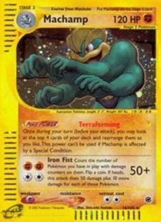 Machamp (16)/165  - Reverse Holofoil Expedition - Holo Rare