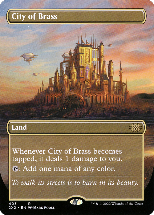City of Brass (Borderless) (2X2-403) - Double Masters 2022