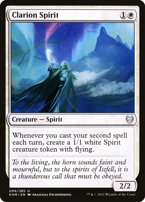 Clarion Spirit (KHM-006) - Kaldheim Foil