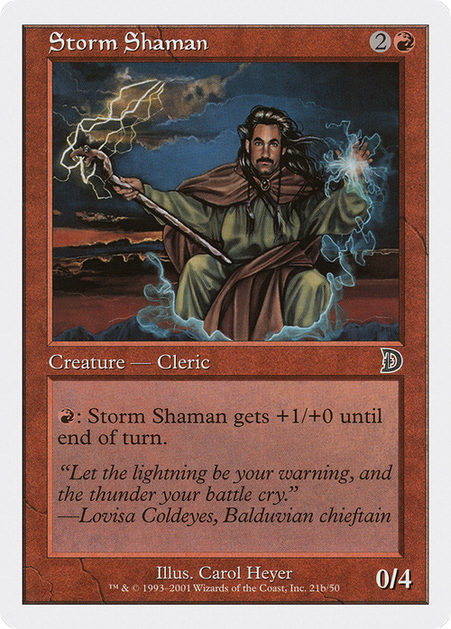 Storm Shaman (21b) (DKM-21B) - Deckmasters