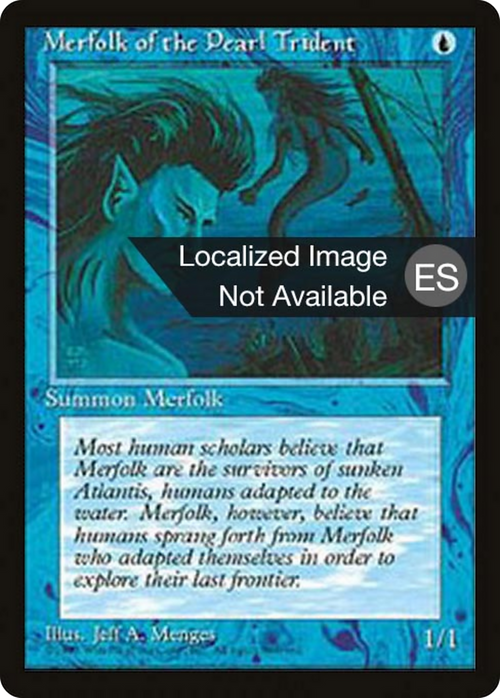 Merfolk of the Pearl Trident (4BB-) - Fourth Edition Foreign Black Border