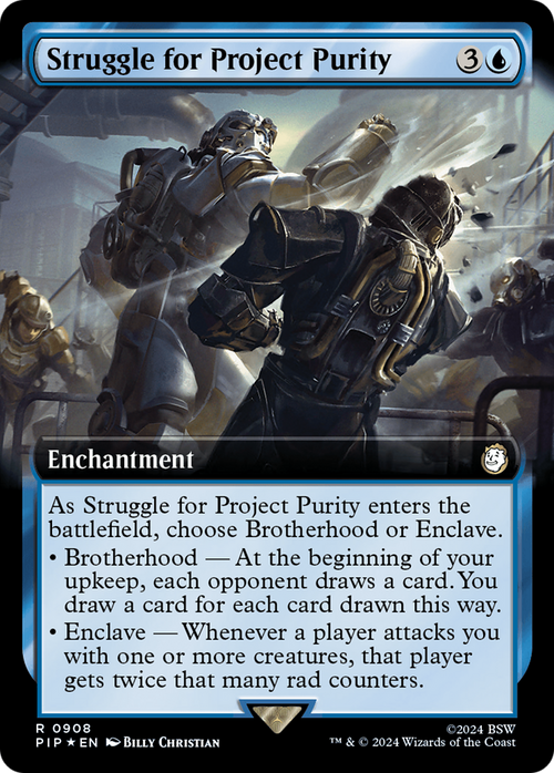 Struggle for Project Purity (Extended Art) (Surge Foil) (PIP-908) - Fallout: (Extended Art) Foil
